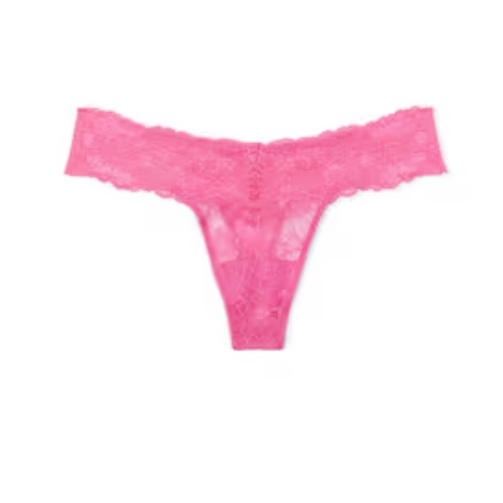🎀Victoria's Secret Pink Lace thong - Picture 2 of 8